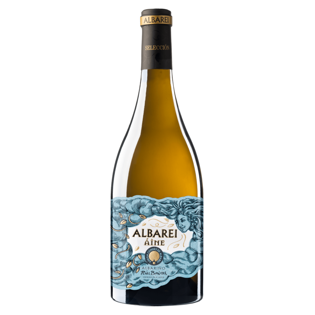 botella de vino albarei áine