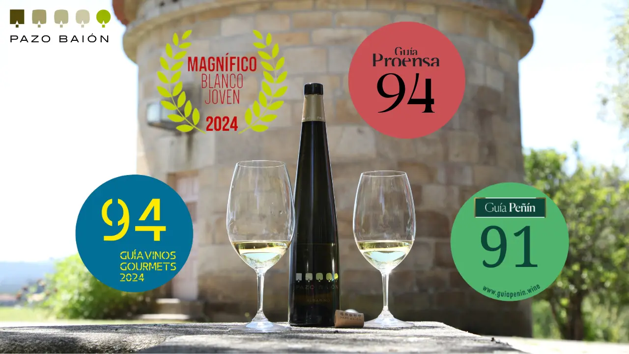 Pazo Baión foi galardoado co premio a Mellor Viño Branco Novo de España 2024